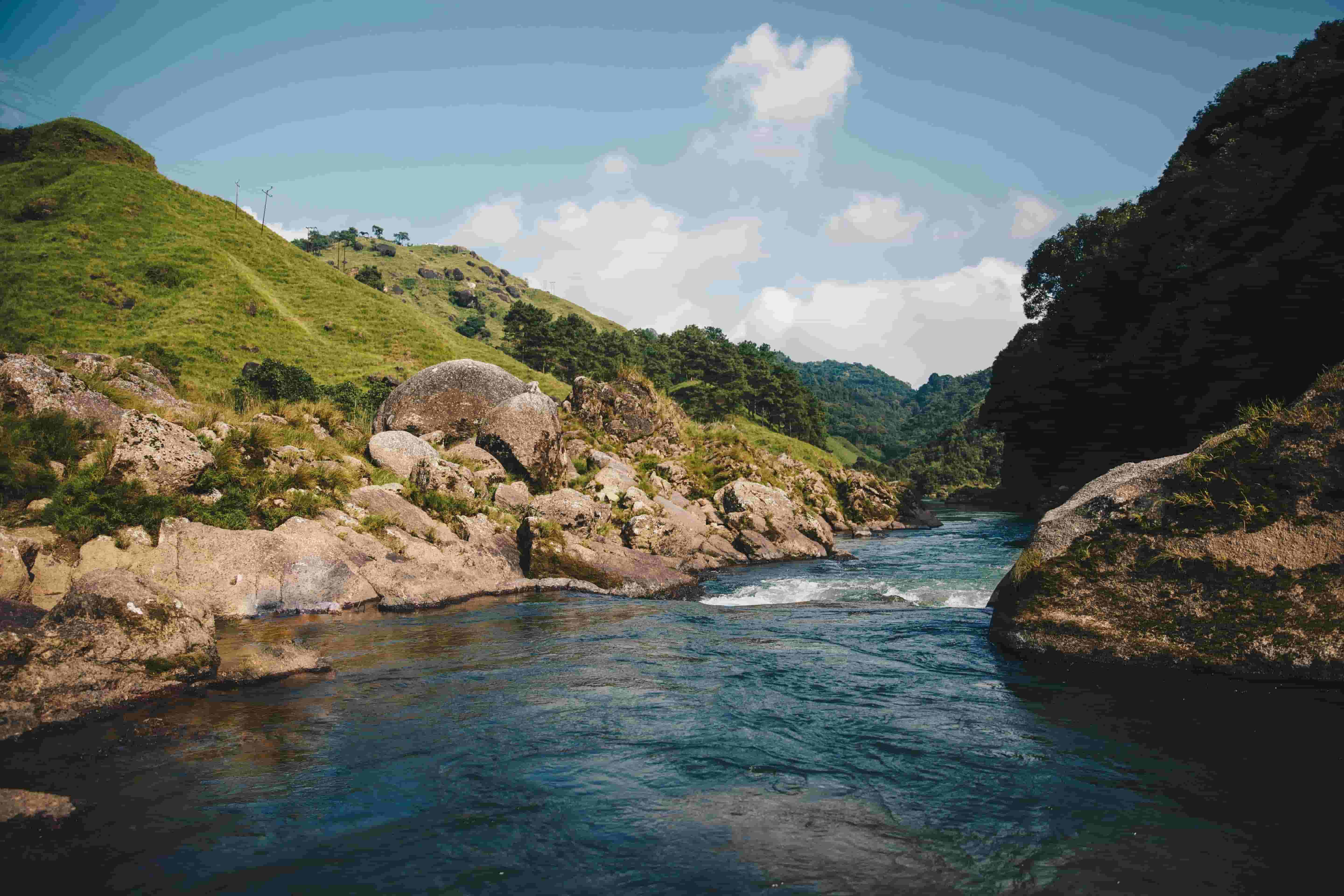 Hill landscape of Meghalaya, Northeast India